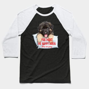 You make me happy when skies are gray. Baseball T-Shirt